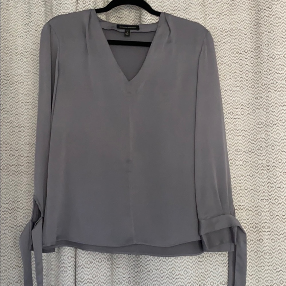 Gray blouse